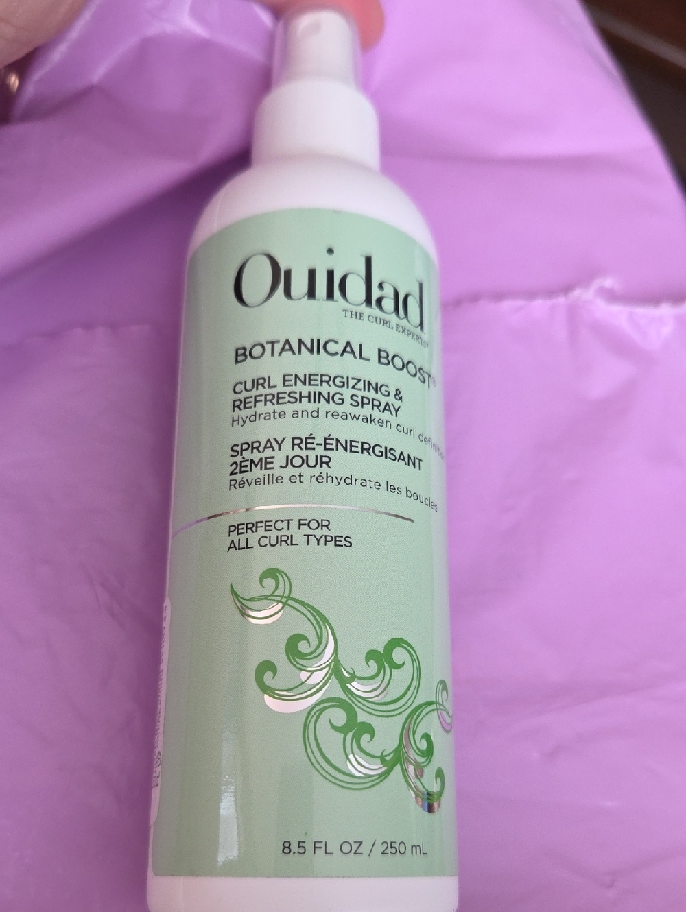 Ouidad Botanical Boost Curl Energizing & Refreshing Spray - Mint Green